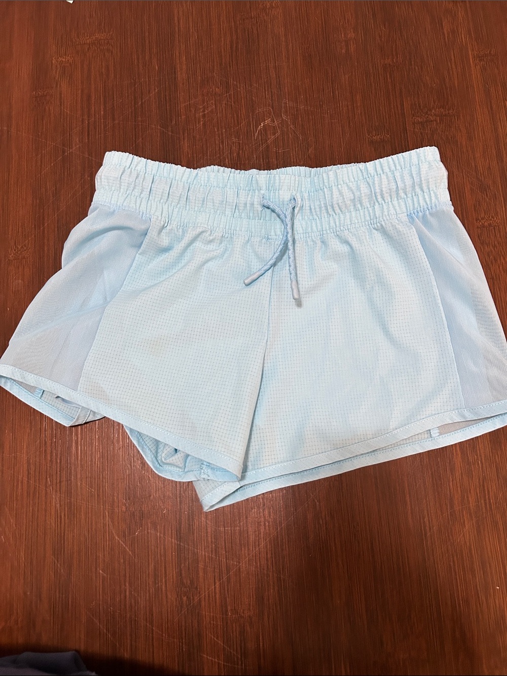 all in motion Light Blue Girls' Mesh Athletic Shorts